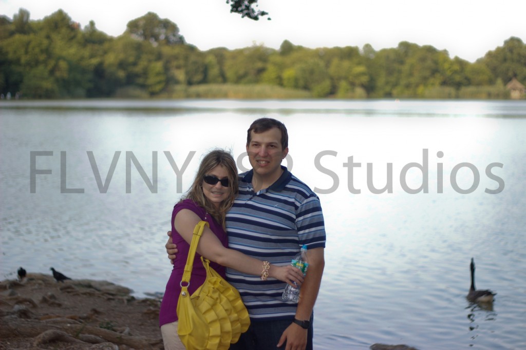 Adam and Laura in Prospect Park, Brooklyn